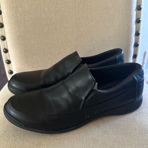 Coach Men’s Ronan Leather Slip On Loafers Shoes Black Size 9